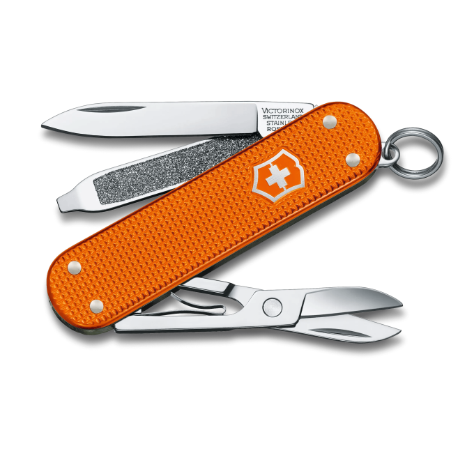 Нож-брелок Victorinox Classic SD Alox LE 2021, tiger orange (0.6221.L21)